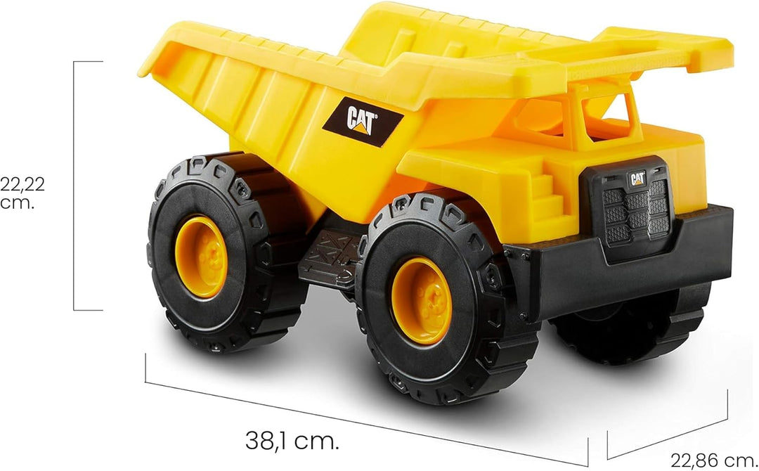 CAT Juguetes de construcción, juguete de camión volquete de 15 pulg...