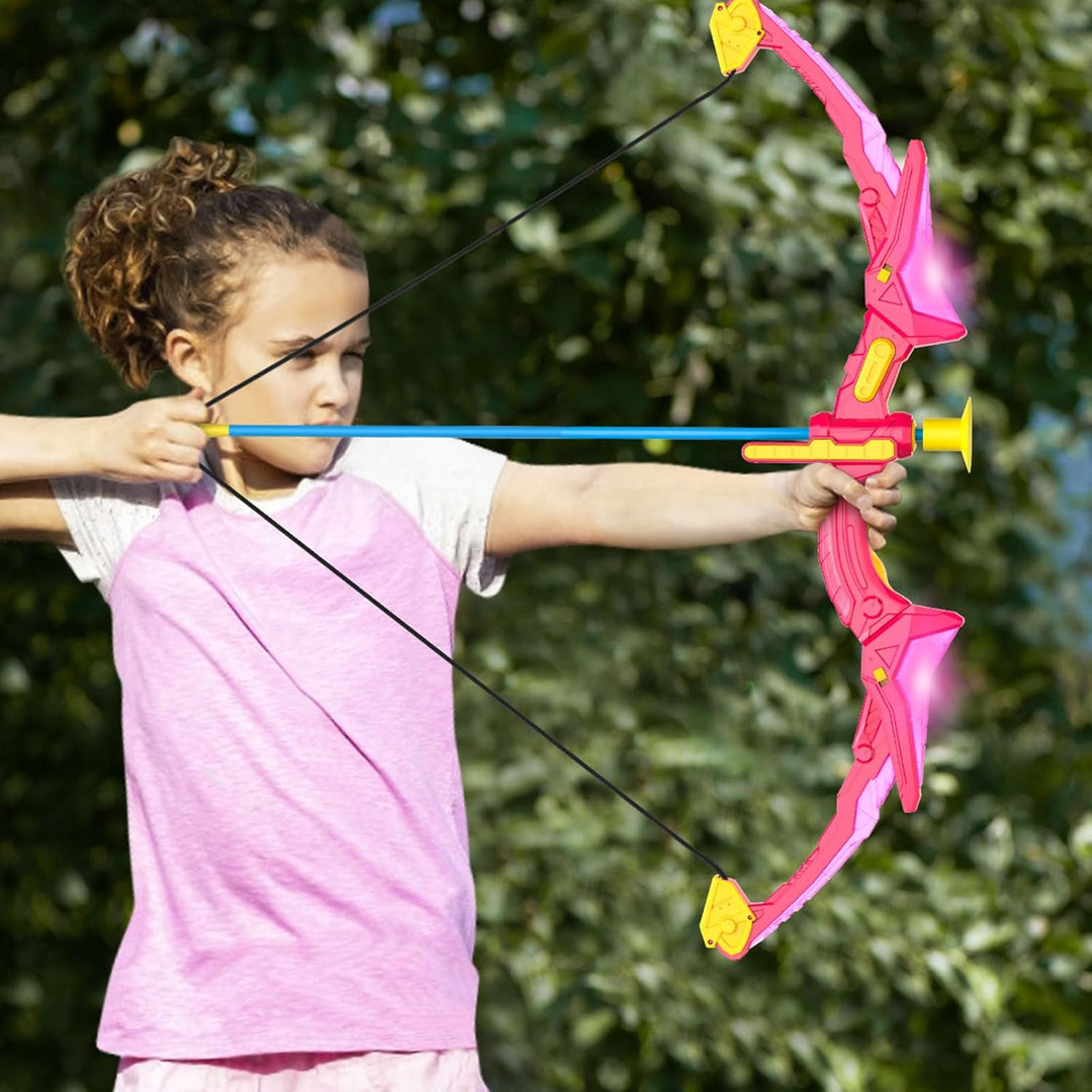 Paquete de 2 juegos de arco y flecha para niños, juego de juguetes...