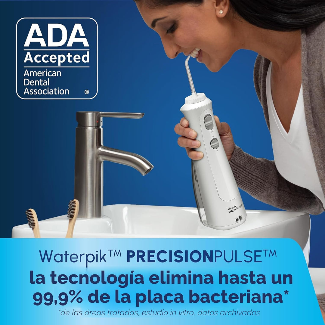 Waterpik Irrigador de agua inalámbrico Pearl recargable portátil pa...