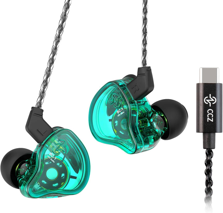 Auriculares CCZ Melody USB C con cable tipo-C para monitor dentro d...