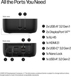 HP Base USB-C G6 de 100 W + un cable USB-C adicional incluido, G6 + USB-C