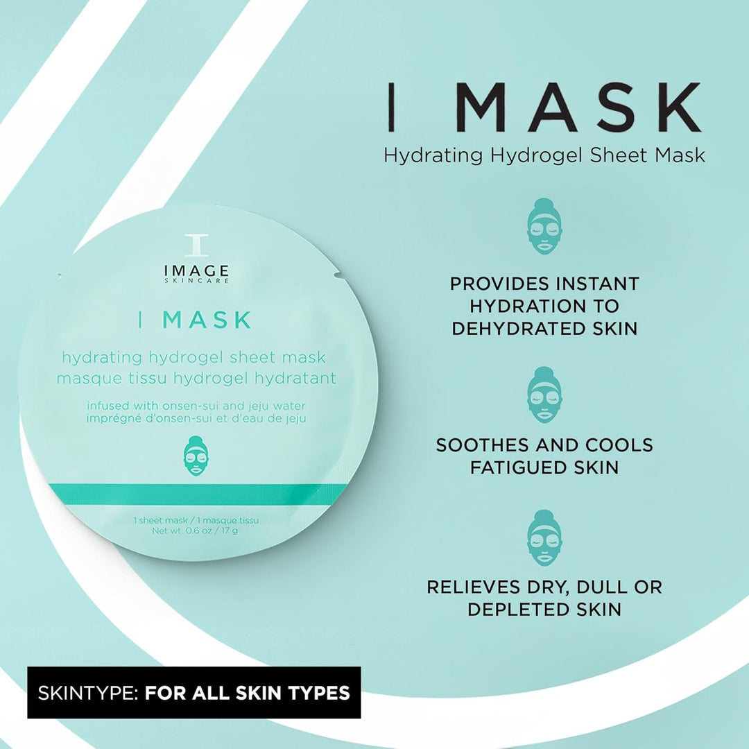 IMAGE Skincare, I MASK Mascarilla Hidratante en Hoja de Hidrogel, M...