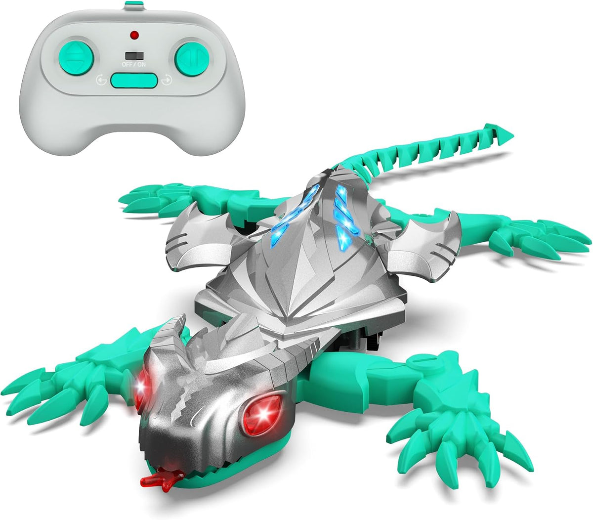 Lagarto de escalada de pared recargable con control remoto