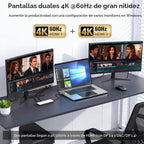 WAVLINK Estación de acoplamiento para laptop, estación de acoplamiento