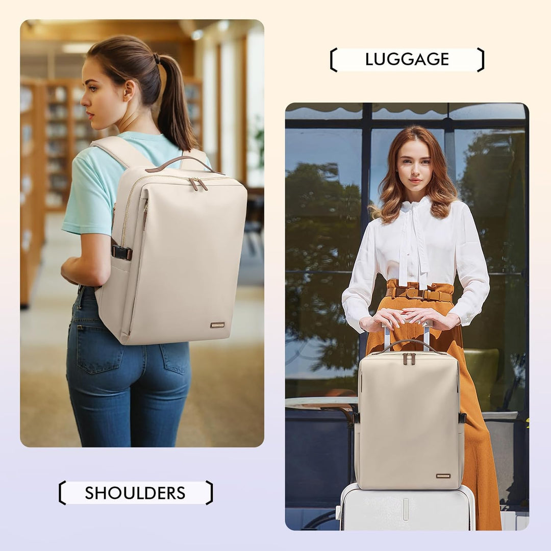 GOLF SUPAGS Elegante mochila para computadora portátil para mujer,...