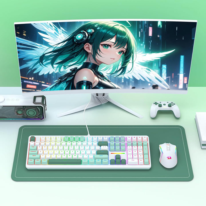 Redragon K745 HE Teclado para juegos de disparo rápido, teclado mec...