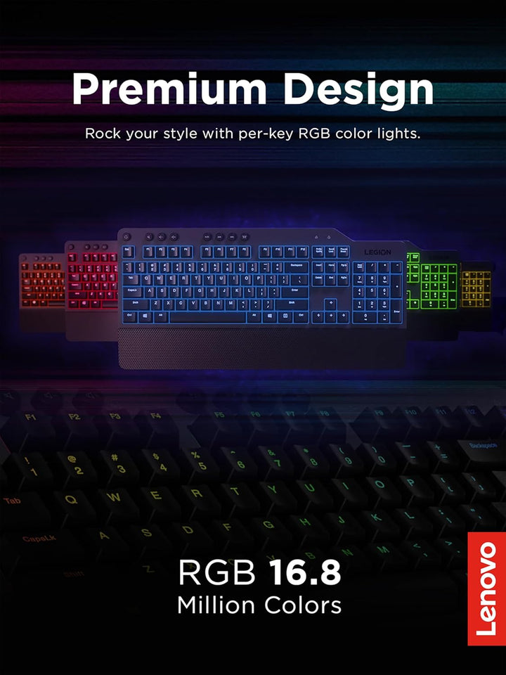 Lenovo GY40T26478 Legion K500 RGB Teclado mecánico para juegos, tec...