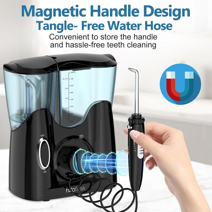 H2ofloss - Irrigador dental para encimera para dientes, para el cui...