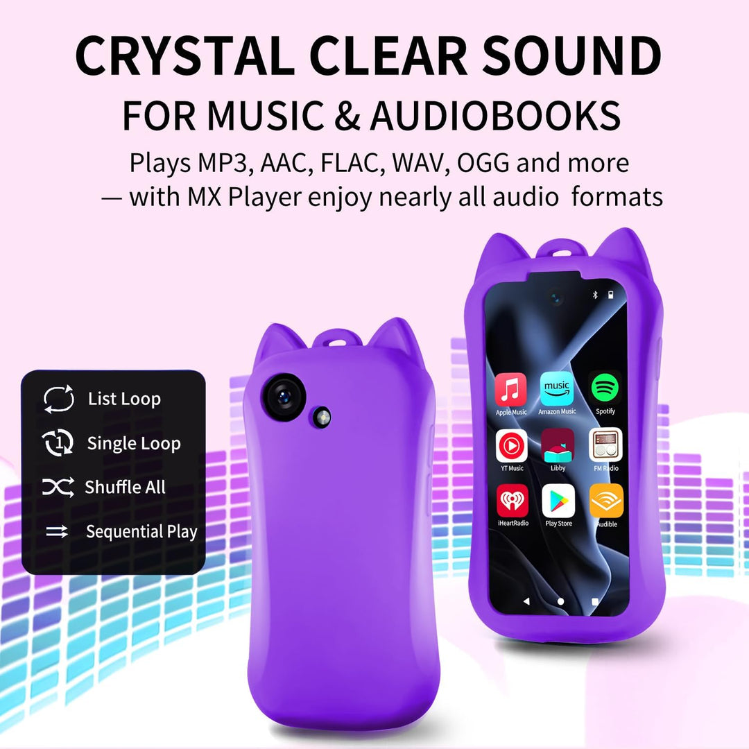 Reproductor MP3 con Bluetooth WiFi 80GB, reproductor de música digi...