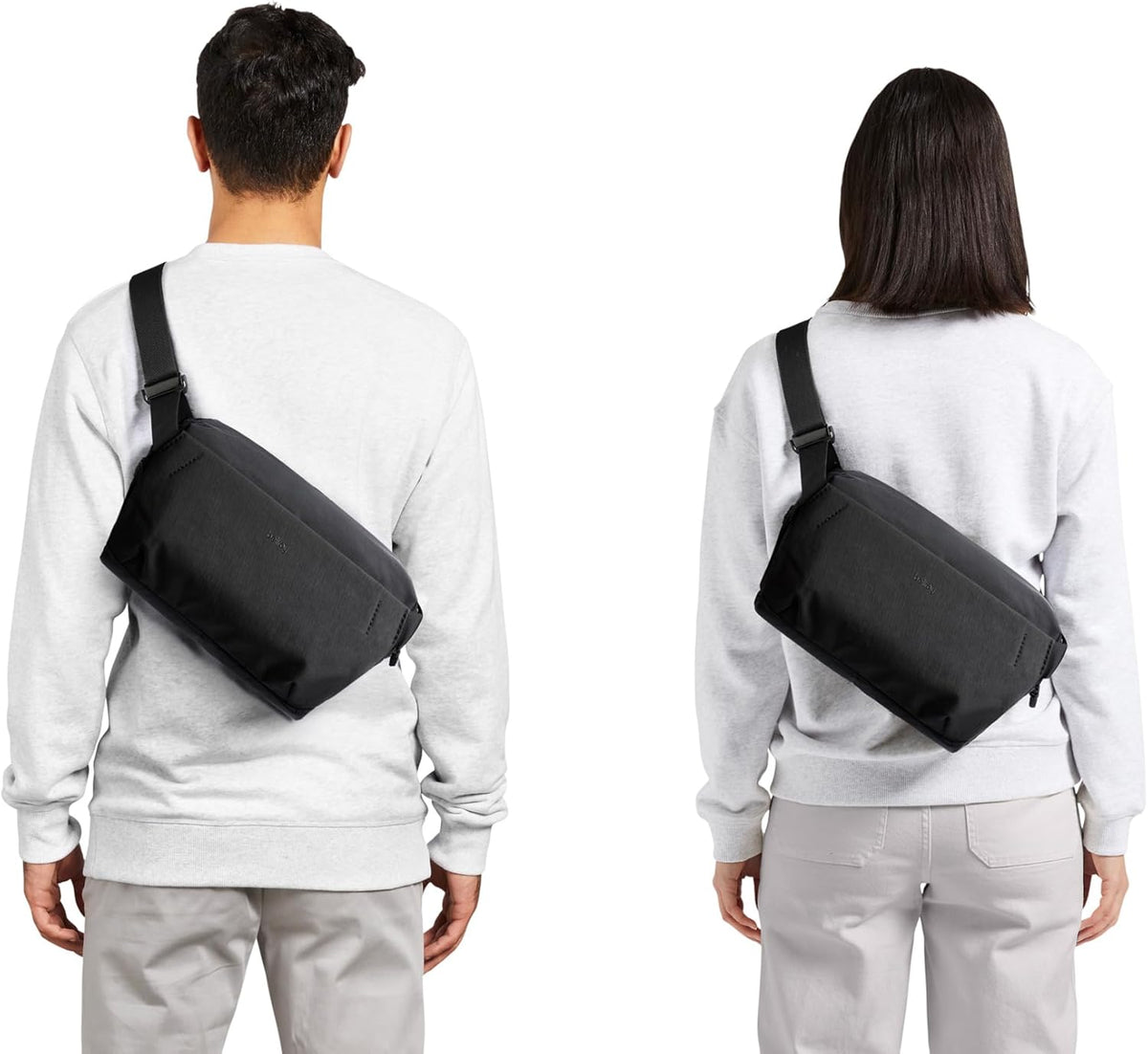 Bellroy Venture Sling 9L (bolso bandolera grande), Negro, Tamaño único