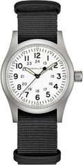 Hamilton Khaki Field Reloj mecánico para hombre, caja de acero inoxidable