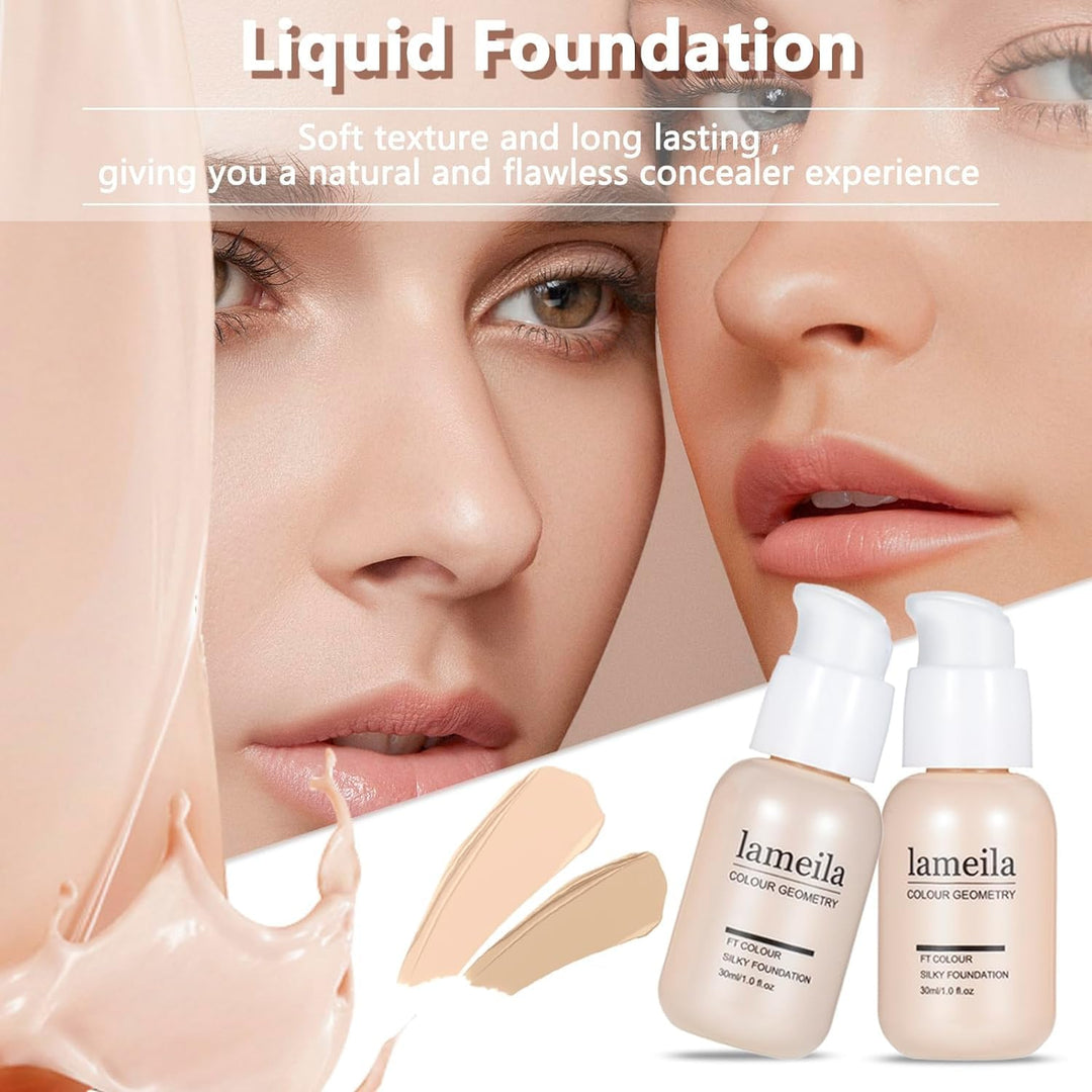 Kit de maquillaje profesional todo en uno, paleta de sombra de ojos...