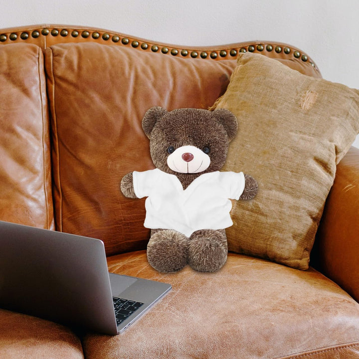 Wakauto Juego de ropa de peluche de mini oso para muñecas