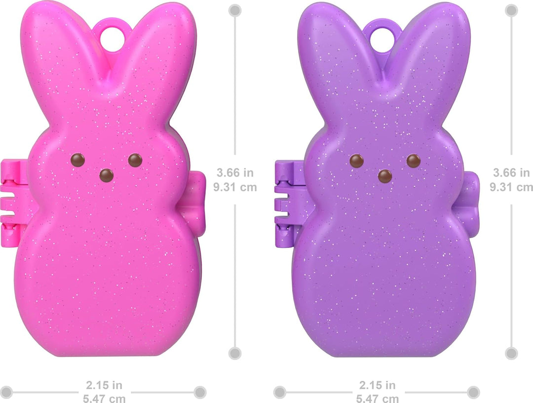 Polly Pocket x Peeps 6 micro muñecas y 2 juegos con 6