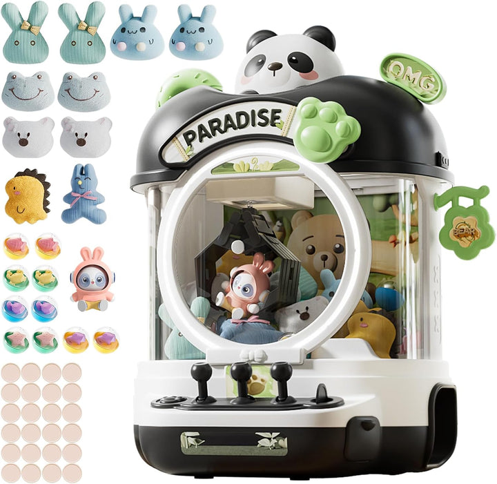 Juguete de arcade grande con luz LED y sonido ajustable, dispensado...