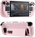 Funda UYIYE para Steam Deck OLED & LCD, Protectora Rosa Divertida con Soporte