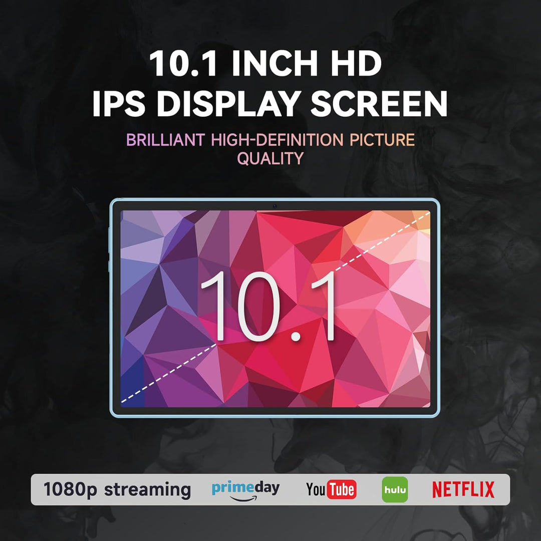 HNVHNV Tableta 10 pulgadas Android 13 Tabletas, 6GB RAM 64GB ROM, p...