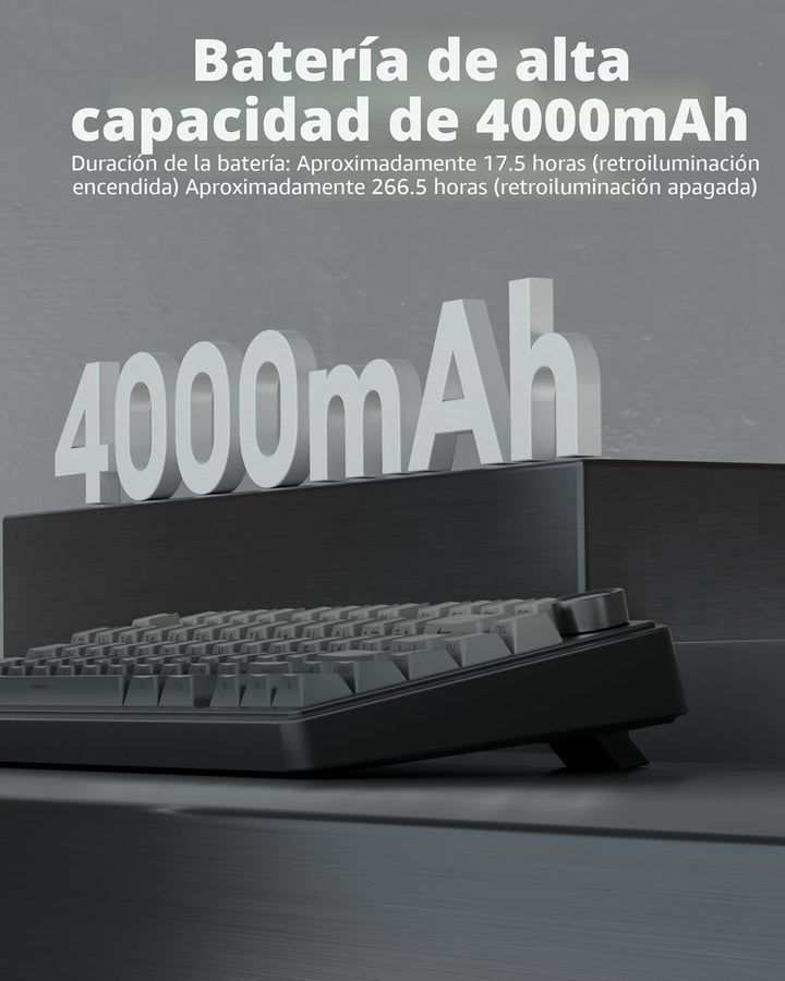 AULA Teclado mecánico inalámbrico F75 Pro, 75% teclado personalizad...