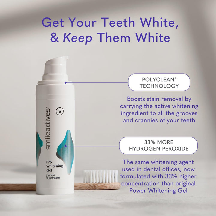 Smileactives Gel Blanqueador Dental para Pasta de Dientes con Peróx...