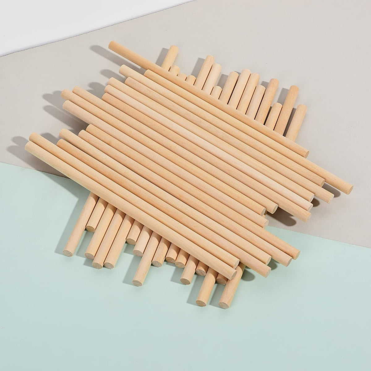60 palos de ritmo para niños a granel, 12 pulgadas de madera Lummi Sticks música aula instrumentos de percusión