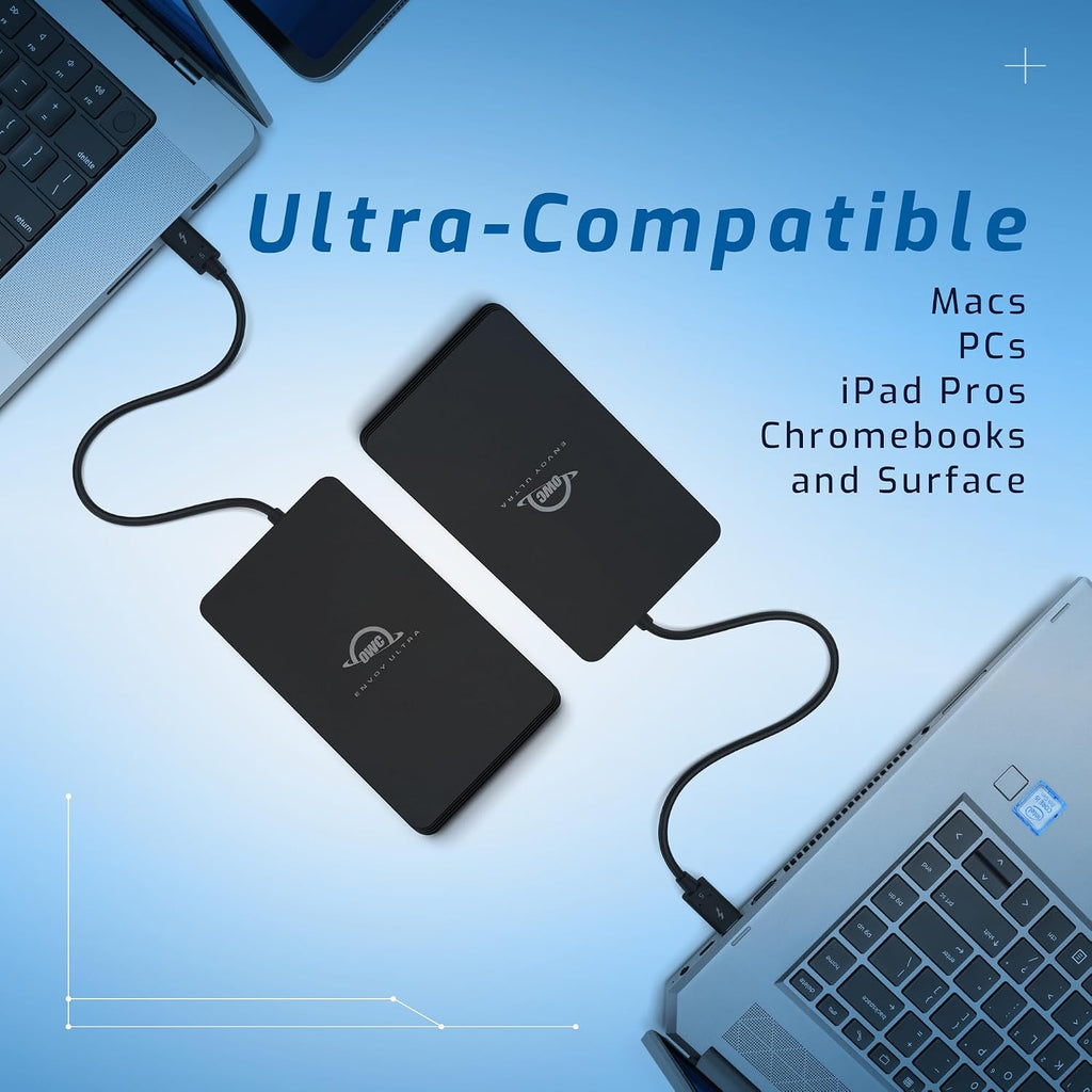 OWC Unidad externa de caja SSD portátil Envoy Ultra Thunderbolt 5 de 8 TB
