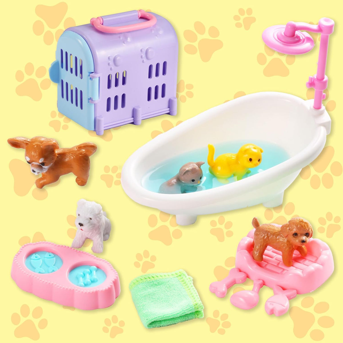 Pet Sensory Bin, Dog & Cat Sand Box Play Sand Kit, Sensory Toys