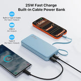 NOBIS Cargador portátil 25W 10000mAh Power Bank con cable USB-C inc...