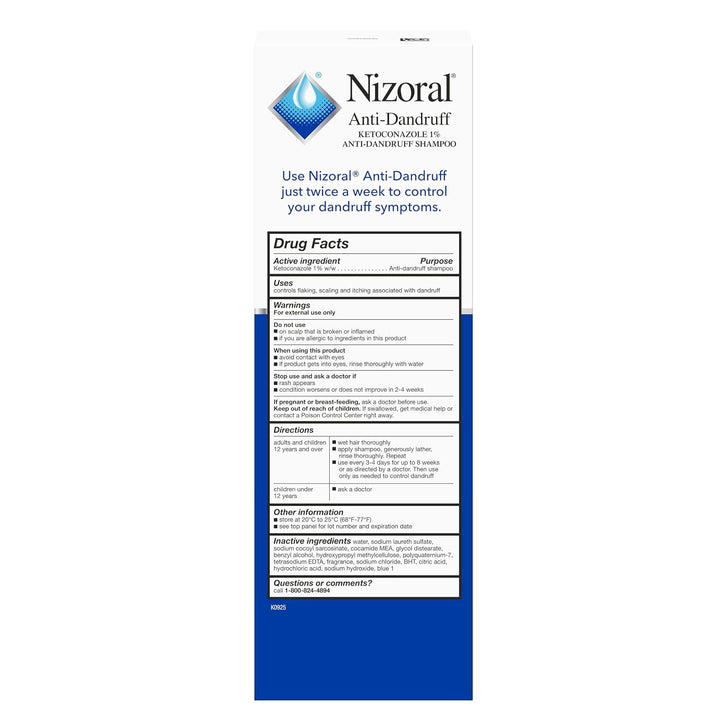 Nizoral Champú y acondicionador anticaspa 2 en 1, 14 onzas líquidas...