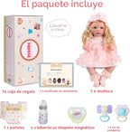 BABESIDE Muñecas Reborn de Bebé Niña con Pecas