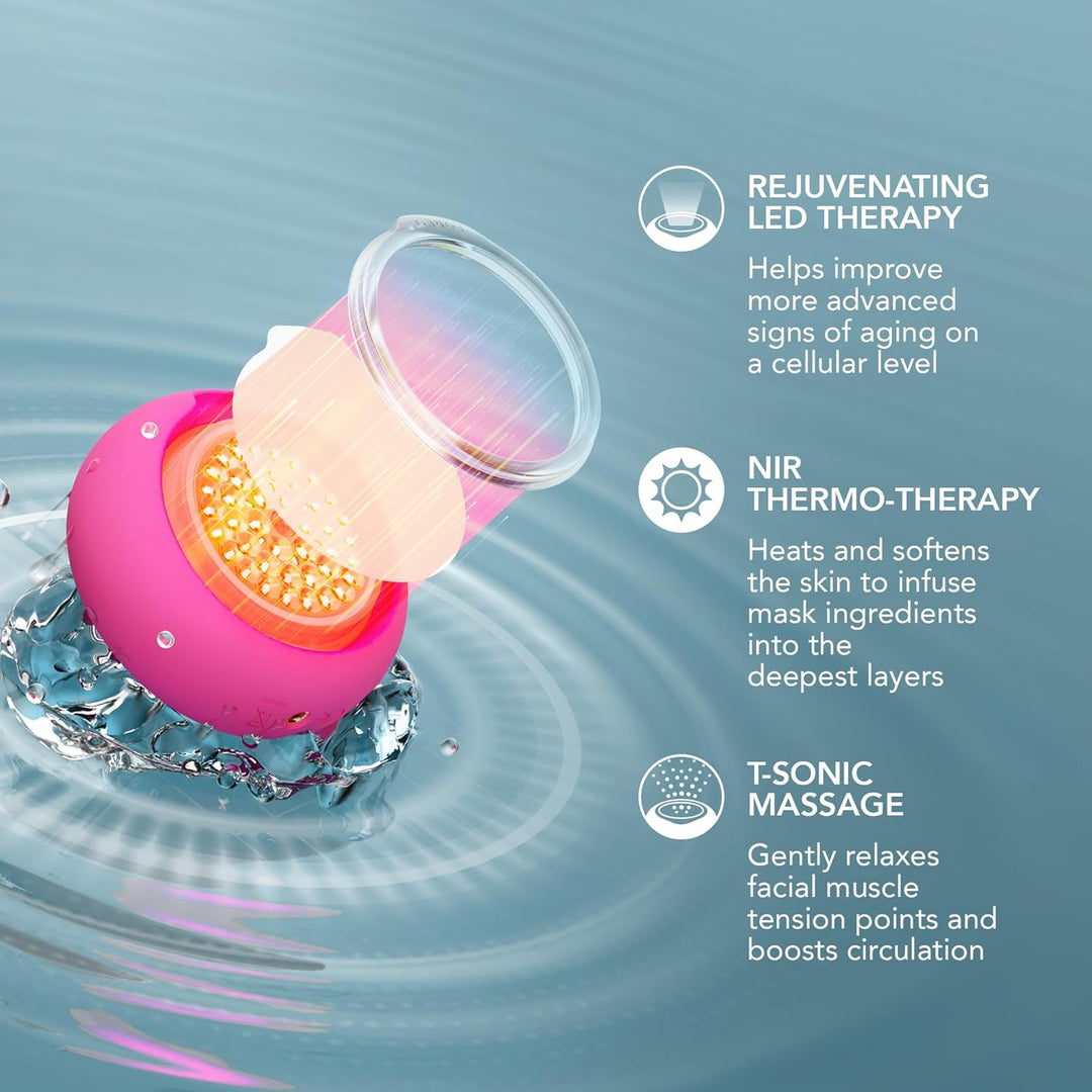 FOREO Hydrate &amp; Brighten UFO - Juego de 3 luces LED, dispositiv...