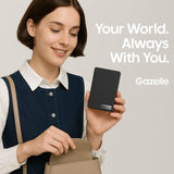 GAZELLE Disco Duro Externo Ultra Delgado de Alta Velocidad de 1TB -...