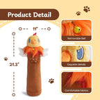 Guante de lucha para gatos, luchador de marionetas de gato de 22 pulgadas con 3 bolsas de hierba gatera y protección resistente de 3 capas, juguete interactivo para gatos con campana extraíble