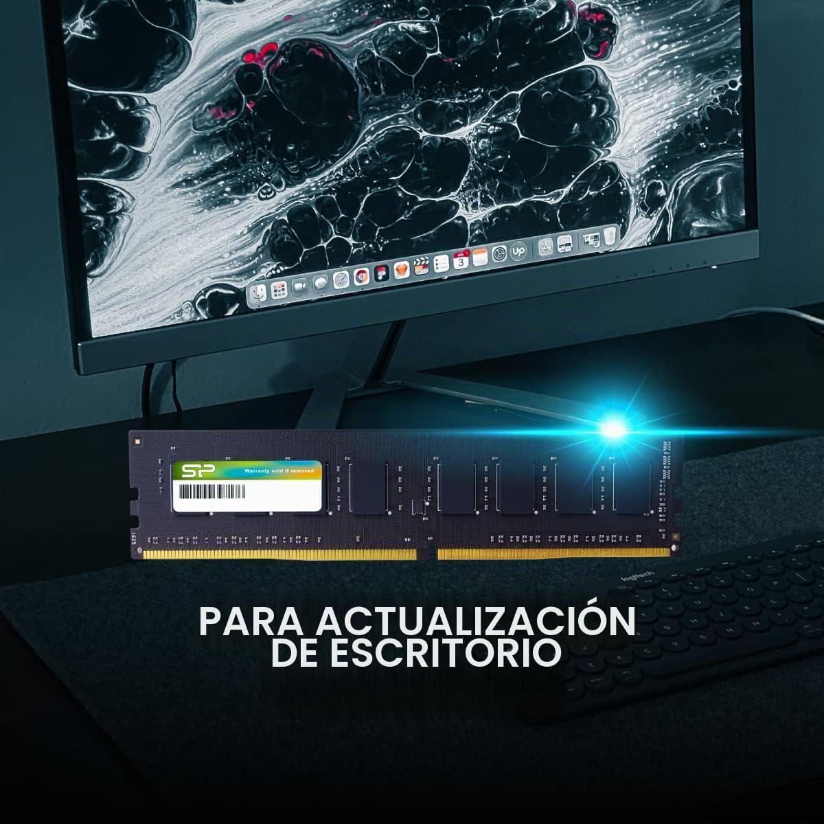 Silicon Power DDR4 16 GB 3200 MHz (PC4-25600) CL22 UDIMM 288 pines...