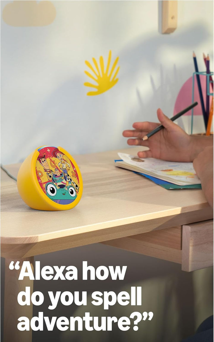 Amazon Echo Pop Kids (último modelo), Diseñado para niños, Diseñado...