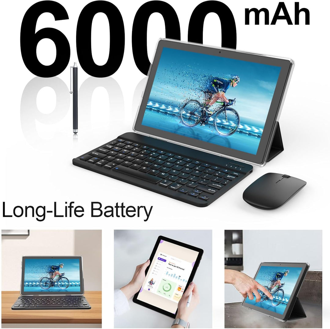 Nyxolaria Tableta de 10.1 Pulgadas Android 15.0, RAM 20GB (4+16Expa...