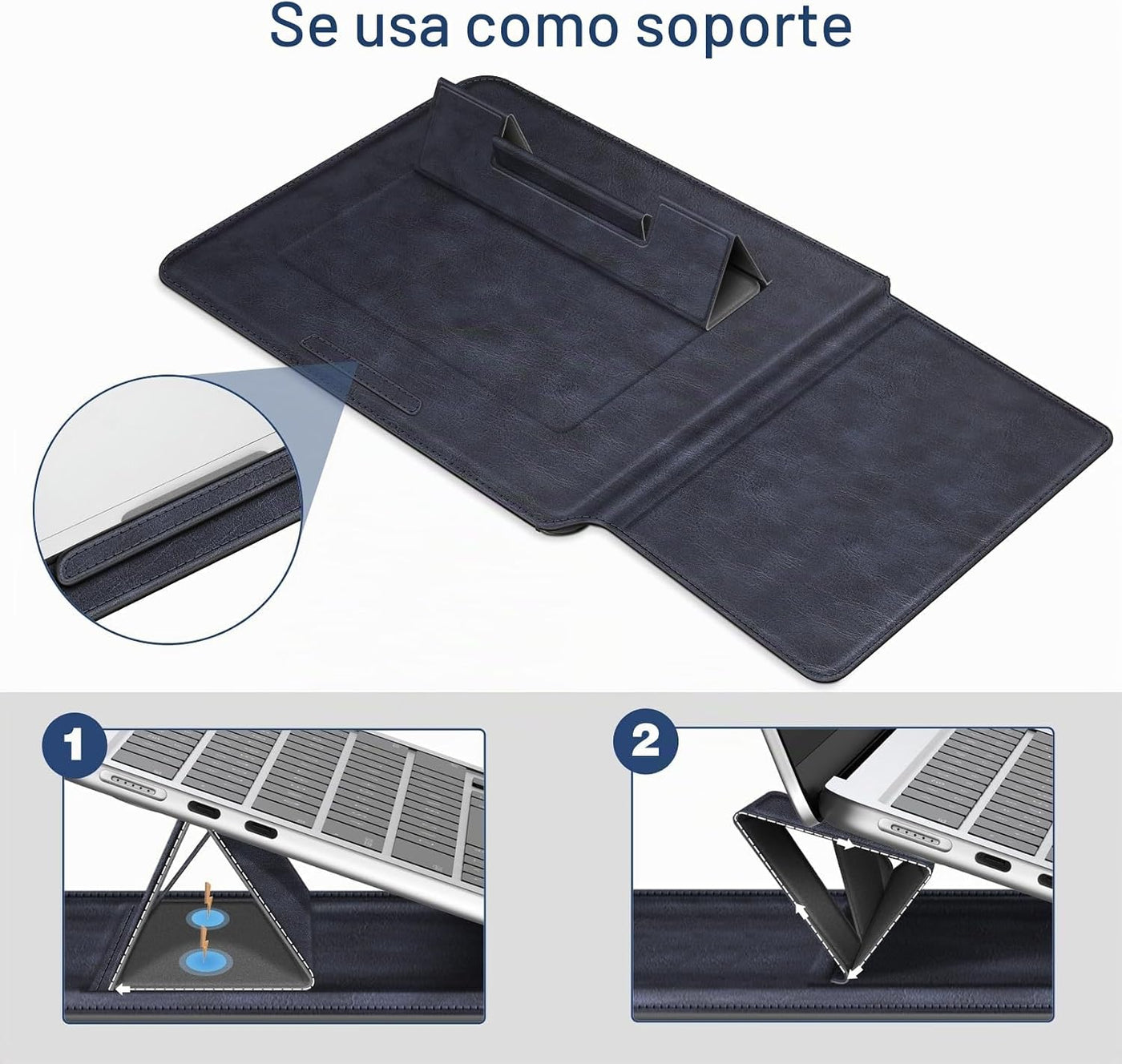 Funda Fintie para MacBook Air 13.6 A3240 A3113 A2681, Pro 14 A3434...