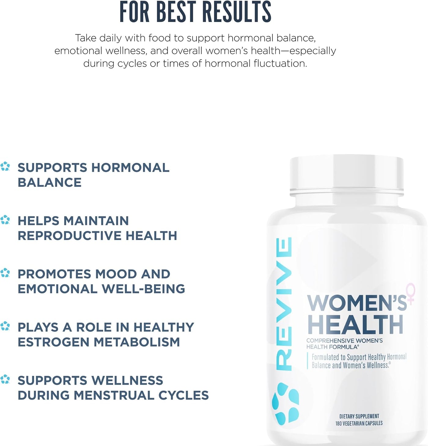 Revive MD Hormonal Balance para Mujeres \u2013 Suplemento de apoyo...
