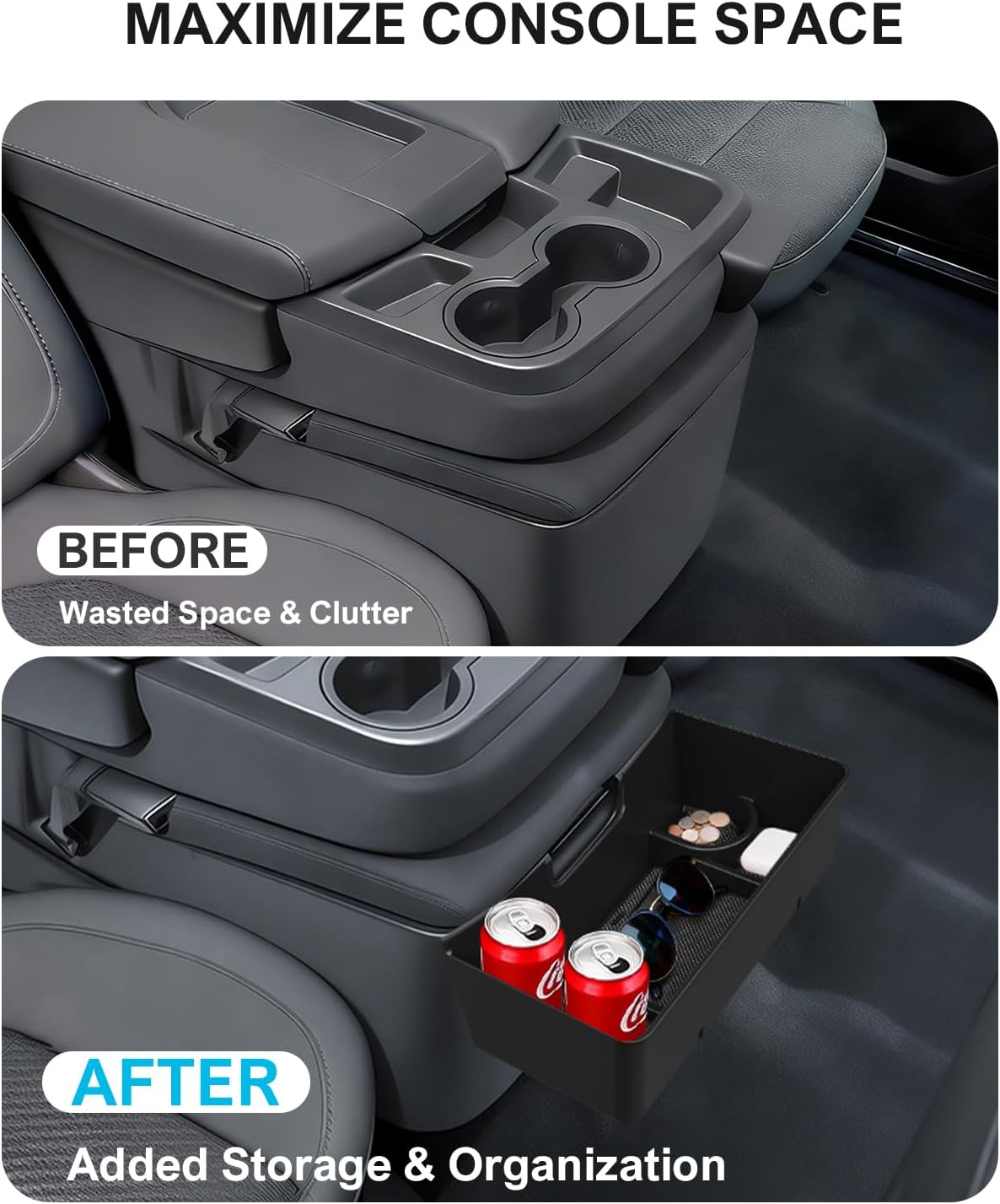 Caja organizadora colgante de consola central para Chevy Silverado 1500