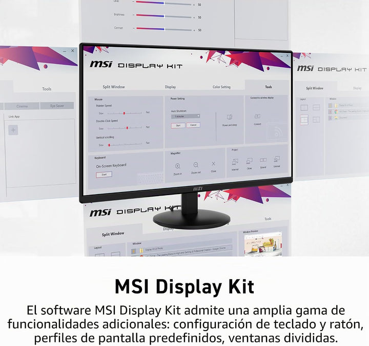 msi PRO MP242LE - Monitor de oficina para computadora IPS 1920 x 10...