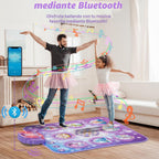 Tapete de baile para niñas de 3 a 12 años, tapete de baile de juguetes Frozen con Bluetooth