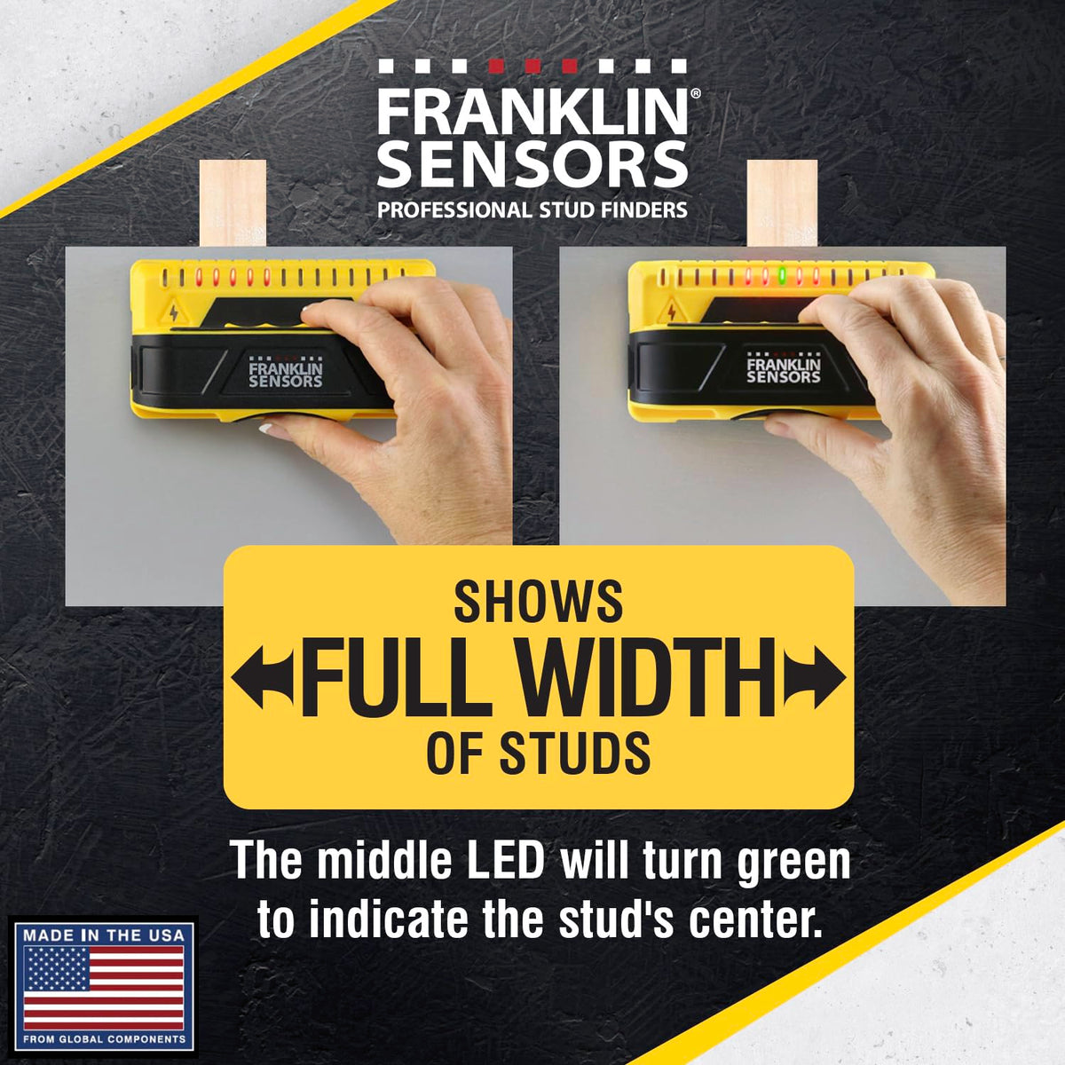 Franklin Sensors ProSensor M150/X990 - Buscador de pernos de 9 sensores