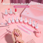 Beetles Builder - Kit de uñas de gel con mini lámpara UV, esmalte d...