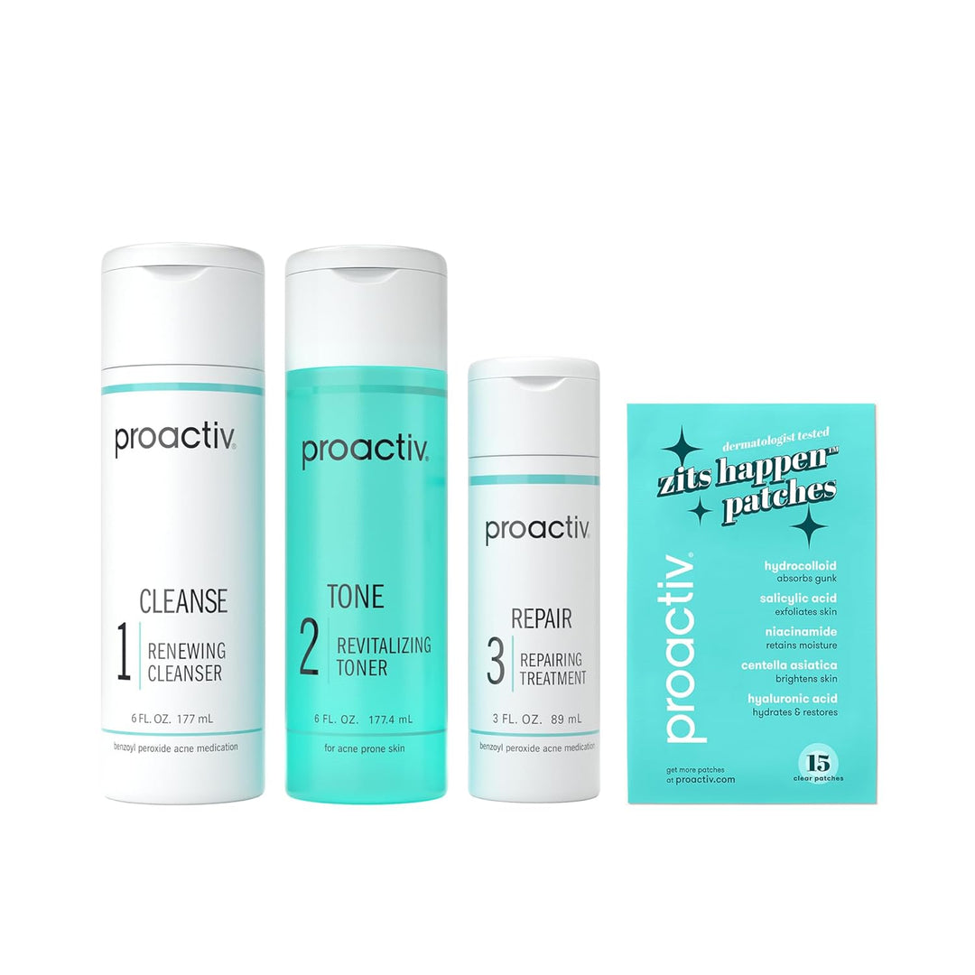 Kit completo de 90 días de cuidado de la piel para acné Proactiv de...