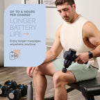 LifePro Pistola de masaje sónico, masajeador muscular de percusión