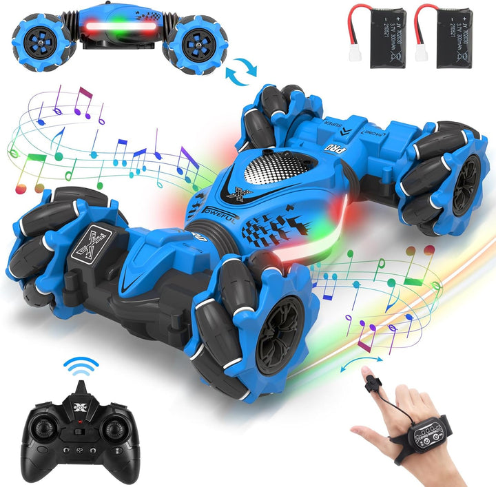 Fosgoit Auto RC con detección de gestos de acrobacias, juguetes par...
