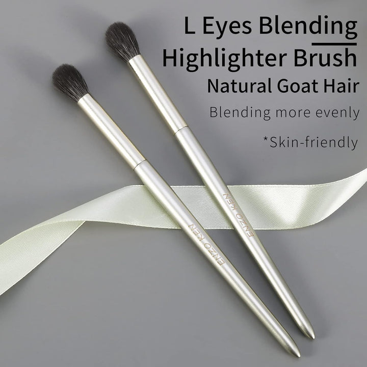 Pincel para Sombra de Ojos de Pelo Natural de Cabra, Pincel de Mezc...