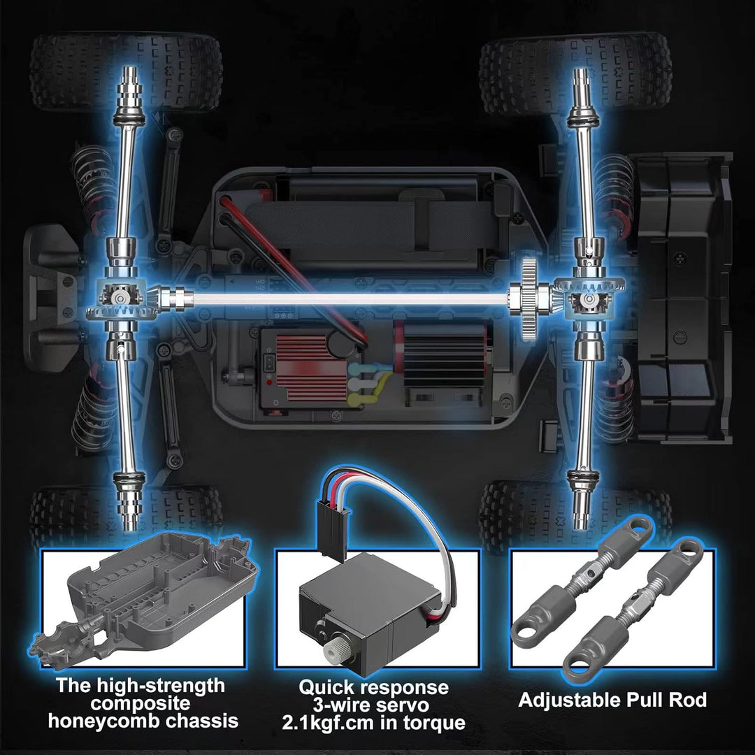 HYPER GO H16PL 1\/16 RTR Buggy RC sin Escobillas Rápido para Adulto...