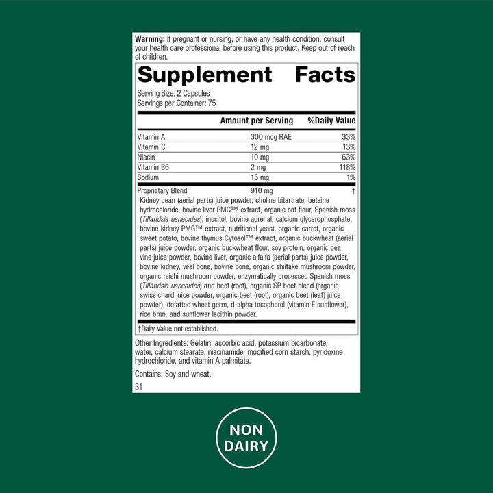 Standard Process Albaplex Suplemento dietético para la salud del hí...
