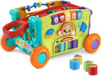 VTech Ordenar y descubrir carro de actividades para niños pequeños, rojo