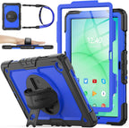 SEYMAC stock Funda para Samsung Galaxy Tab A11+ Plus/A9+ Plus de 11 pulgadas, funda de protección contra caídas de cuerpo completo con protector de pantalla y soporte para lápiz [correa de mano